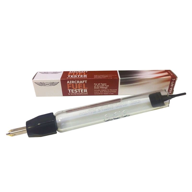ASA Fuel Tester w/ Screwdriver White Star Aviation