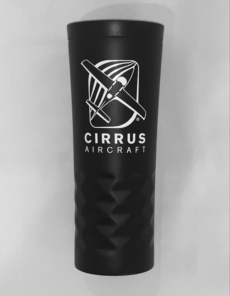 Areezo Pilot Travel Tumbler White Star Aviation